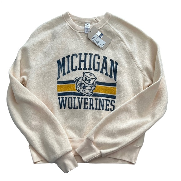 Alternative Apparel Tops - Michigan Wolverines Alternative Apparel Women's Eco-Teddy Baby Champ Tri-Blend S